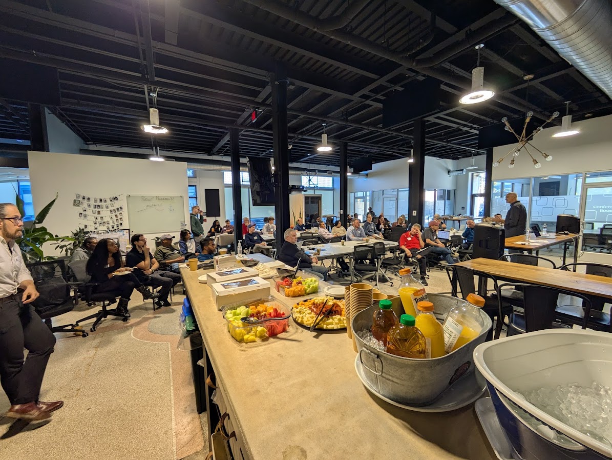 Ken Richard presenting at AI Day